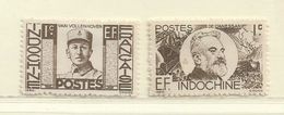 INDOCHINE  ( FRINDO - 43 )   1944  N° YVERT ET TELLIER  N° 249/250  N* - Ongebruikt