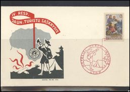 RUSSIA USSR Private Cover  Cancellation LITHUANIA LT Klub 006b Tourism Scouting - Locali & Privati