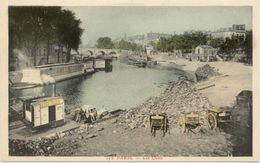 75/ CPA A : Paris - Les Quais (belle Carte) - La Seine Et Ses Bords