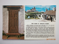 Postcard The John O' Groats Story PU / Cancel At John O' Groats Wick Caithness In 1977 My Ref  B11556 - Caithness