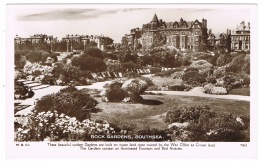 RB 1167 -  Real Photo Postcard - Rock Gardens Southsea Portsmouth Hampshire - Portsmouth
