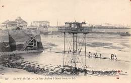 Saint Malo      35        Le Pont Roulant A Marée Basse      ( 128 Voir Scan) - Saint Malo