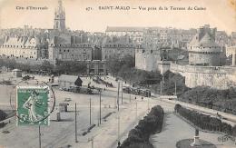 Saint Malo      35          Vue Sur La Ville. Tramway.     (voir Scan) - Saint Malo