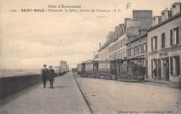 Saint Malo      35        Promenade Du Sillon . Station Des Tramways     ( 4793 Voir Scan) - Saint Malo