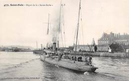 Saint Malo      35           Départ De La Sainte Barbe  .    (voir Scan) - Saint Malo