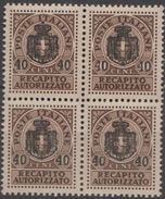 Italie Exprès Récapito 1945 N° 24  NMH  (E14) - Autres & Non Classés