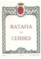 étiquette -  RATAFIA  De Cerises - Petits Clairs Dos - Vino Tinto