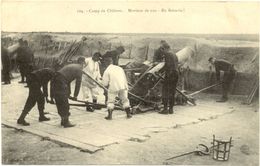 51/ CPA A - Camp De Chalons - Mortiers De 220 En Batterie - Camp De Châlons - Mourmelon