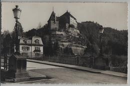 Laupen Schloss, Brücke - Photoglob - Laupen