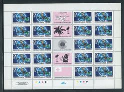 Tonga 1983 Commonwealth Day Set 4 X 20 In Full Sheets With Gutter Labels & Margins MNH Specimen O/P - Tonga (1970-...)