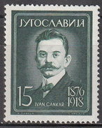YUGOSLAVIA     SCOTT NO. 590   MINT HINGED       YEAR  1960 - Unused Stamps