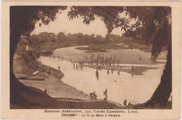 AFRIQUE DAHOMEY,danhomé 1900,sud Est Bénin Actuel,royaume Africain,métier,le Lit De Mono à Athiémé,laveur,rare - Dahomey