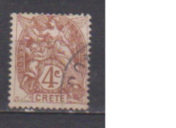 CRETE         N°  4      OBLITERE  ( O 1025 ) - Usati