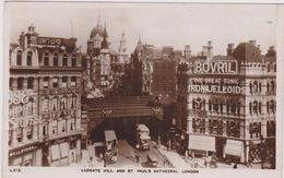 ANGLETERRE,england,LUDGATE HILL,AND ST PAUL´S Cathedral,BOVRIL,the Great Tonic,iron Jelloids,1932,rare - St. Paul's Cathedral