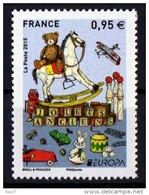 FRANCE - 2015 - Anciens Jouets, Cheval, Nounours, Europa 2015 - 1 Val Neufs // Mnh - 2015