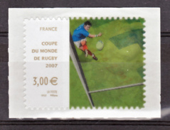 France  128 Le Rugby Coupe Du Monde Lenticullaire Neuf ** TB MNH Sin Charnela - Ongebruikt