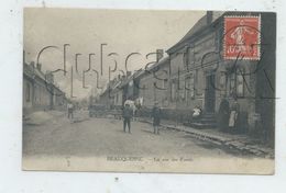 Beauquesne (80) : GP Du Magasin Boulangerie Epicerie Et Perspective De La Rue Des Fossés  En 1917 (animé) PF - Beauquesne