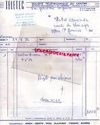 87 -ST  SAINT JUNIEN- FACTURE TELETEC- 3 RUE GABRIEL PERI- 1974 - Electricité & Gaz