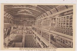 PORTUGAL Hall,view Of The Geographical Society In Lisbon,lisboa,aspecto Da Bella Portugal Da Sociedade  Geographia,rare - Lisboa