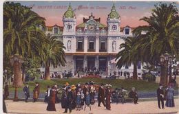 MONACO,Monté Carlo,PRINCIPATU DE MUNEGU,le Casino En 1910,il Y A 100 Ans,belle Vue Sur Les Joueurs - Otros & Sin Clasificación