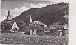 SUISSE,SWISS,SWITZERLAND, HELVETIA,  VAUD,ROUGEMONT,l´église Et La Cure,style Roman,construite Par Les Moines De Cluny - Rougemont