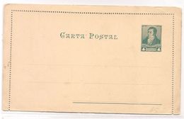 ARGENTINA -  UNUSED POSTAL STATIONERY - 1892 / 6 Rivadavia 4c - Entiers Postaux