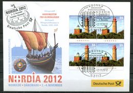 Germany 2012 Ausstellungsbeleg NORDIA 2012 Dänemark M.Mi.Nr.2754 U.SST"Bonn-Nordia 2012,Intern.Briefmarkenausst."1Beleg - Covers