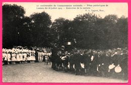 75e Anniversaire De L'Indépendance Nationale - Fêtes Patriotiques Laeken 16/07/1905 - Exécution De La Cantate - LAGAERT - Laeken