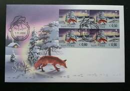 Finland Arctic Circle 2002 Fox (ATM FDC) *Rare - Briefe U. Dokumente