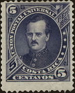 Costa Rica Scott #18, 1883, Hinged - Costa Rica