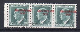 SLOVAKIA 1939  , SHIFT OVERPRINT - Used Stamps