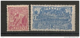 Guyane N°Yv. 86 Et 87 - Neuf Luxe ** - MNH - Postfrisch - Cote 2.2 EUR - Nuevos
