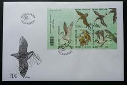 Finland Birds 1996 Bird Fauna Wildlife (miniature FDC) - Lettres & Documents