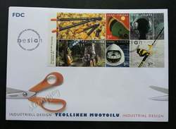 Finland Industrial Design 1999 Technology Invention Tools Equipment (stamp FDC) - Briefe U. Dokumente