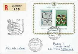 UN Genf - Einschreiben / Registered Letter (O825) - Storia Postale