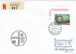 UN Genf - Einschreiben / Registered Letter (O831) - Covers & Documents