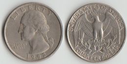 Etats-Unis Quarter Dollar Liberty 1992 (v) - 1932-1998: Washington