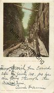 White Mountains - The Flume - Franconia Notch - Copyright By Detroit Photographic Co 1901 Gel. 1903 - White Mountains