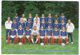 CPM   FRANCE 98     EQUIPE DE FRANCE CHAMPIONNE DU MONDE - Sportsmen