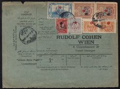 TURQUIE - EMPIRE OTTOMAN - CONSTANTINOPLE / 1916 COLIS POSTAL POUR L AUTRICHE (ref 7511a) - Cartas & Documentos