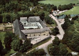 RESTEIGNE- LA LESSE ET LE CHATEAU FERME-VUE AERIENNE - Tellin