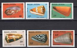 Wallis Et Futuna - NON DENTELE - N°306/11 **  (1983) Coquillages : Cônes - Sin Dentar, Pruebas De Impresión Y Variedades