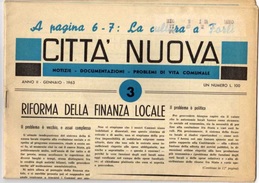 FORLI' CITTA NUOVA MENSILE DELLA DEMOCRAZIA CRISTIANA DI FORLI' GENNAIO 1963 - Textes Scientifiques