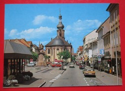 I1- Germany Postcard-Rastatt,Baden,Marktplatz - Rastatt