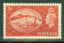 G.B.: 1951   KGVI - White Cliffs Of Dover   SG510   5/-    MNH - Neufs