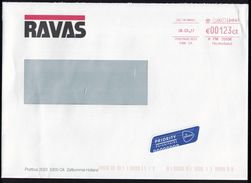 Pays Bas EMA Empreinte Postmark Enveloppe Ravas Zaltbommel - Machines à Affranchir (EMA)