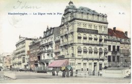 Blankenberghe La Digue Vers Le Pier Steins Hotel N° 27 Couleur 1905 - Blankenberge