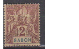 GABON           N°   17     ( 2 )         OBLITERE         ( O 1247 ) - Gebraucht