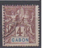 GABON           N°   18       ( 5 )  OBLITERE         ( O 1254 ) - Used Stamps