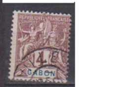 GABON           N°   18       ( 7 )  OBLITERE         ( O 1256 ) - Used Stamps